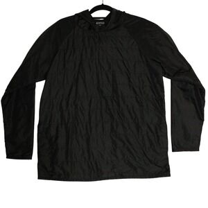 Elwood Puffer Hoodie Men's Size M Black Quilted Pullover Lightweight